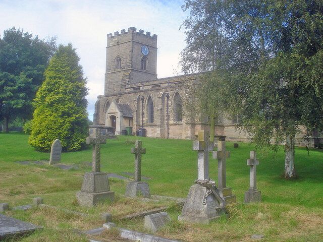 Holy Rood Church - 2 View of the south side.
