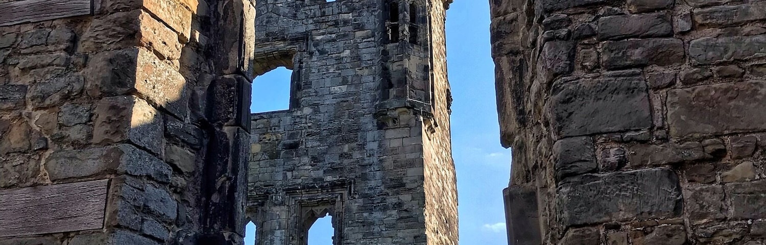 View of Ashby-de-la-Zouch Castle Tower from what was the great hall.