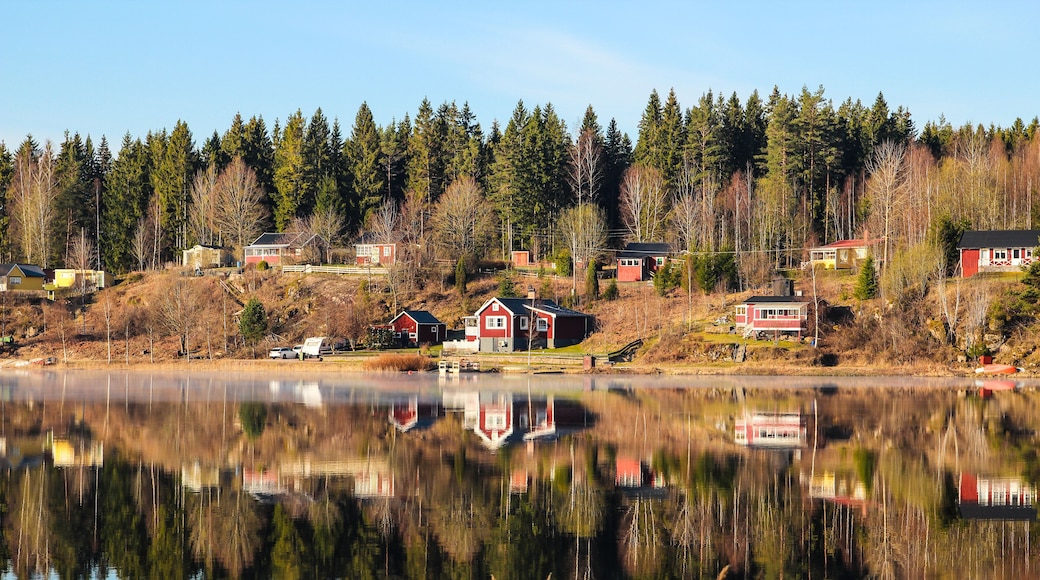Stimmung am See bei Vimmerby in Schweden
