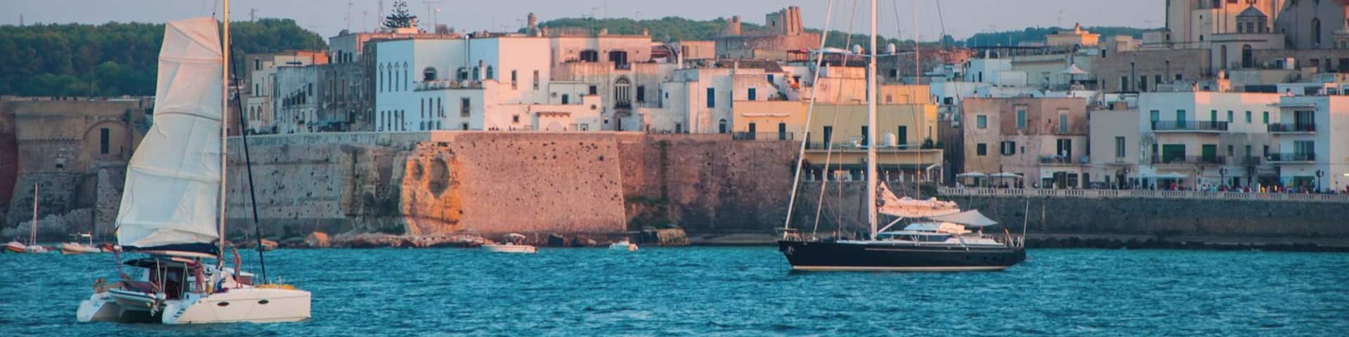 Otranto is a town and comune in the province of Lecce (Apulia, Italy), in a fertile region once famous for its breed of horses.
It is located on the east coast of the Salento peninsula. The Strait of Otranto, to which the city gives its name, connects the Adriatic Sea with the Ionian Sea and separates Italy from Albania. The harbour is small and has little trade.