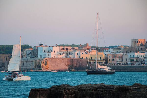 Otranto is a town and comune in the province of Lecce (Apulia, Italy), in a fertile region once famous for its breed of horses.
It is located on the east coast of the Salento peninsula. The Strait of Otranto, to which the city gives its name, connects the Adriatic Sea with the Ionian Sea and separates Italy from Albania. The harbour is small and has little trade.