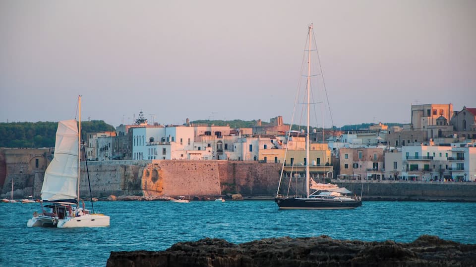 Otranto is a town and comune in the province of Lecce (Apulia, Italy), in a fertile region once famous for its breed of horses.
It is located on the east coast of the Salento peninsula. The Strait of Otranto, to which the city gives its name, connects the Adriatic Sea with the Ionian Sea and separates Italy from Albania. The harbour is small and has little trade.
