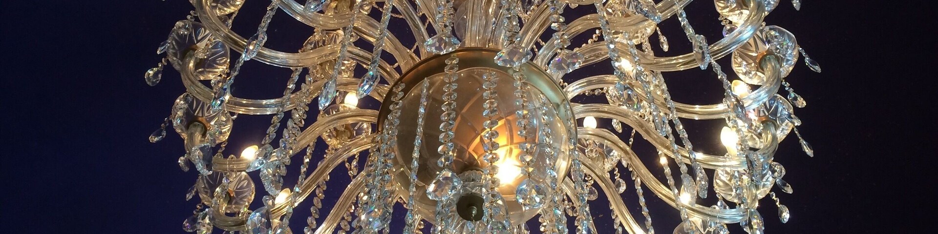 At lunch today, I looked up and spotted this beautiful chandelier.