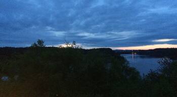 This was the view from my home last evening.