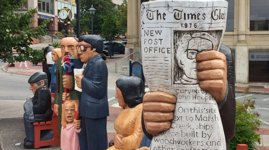 Quirky local art at the Visitor Center.