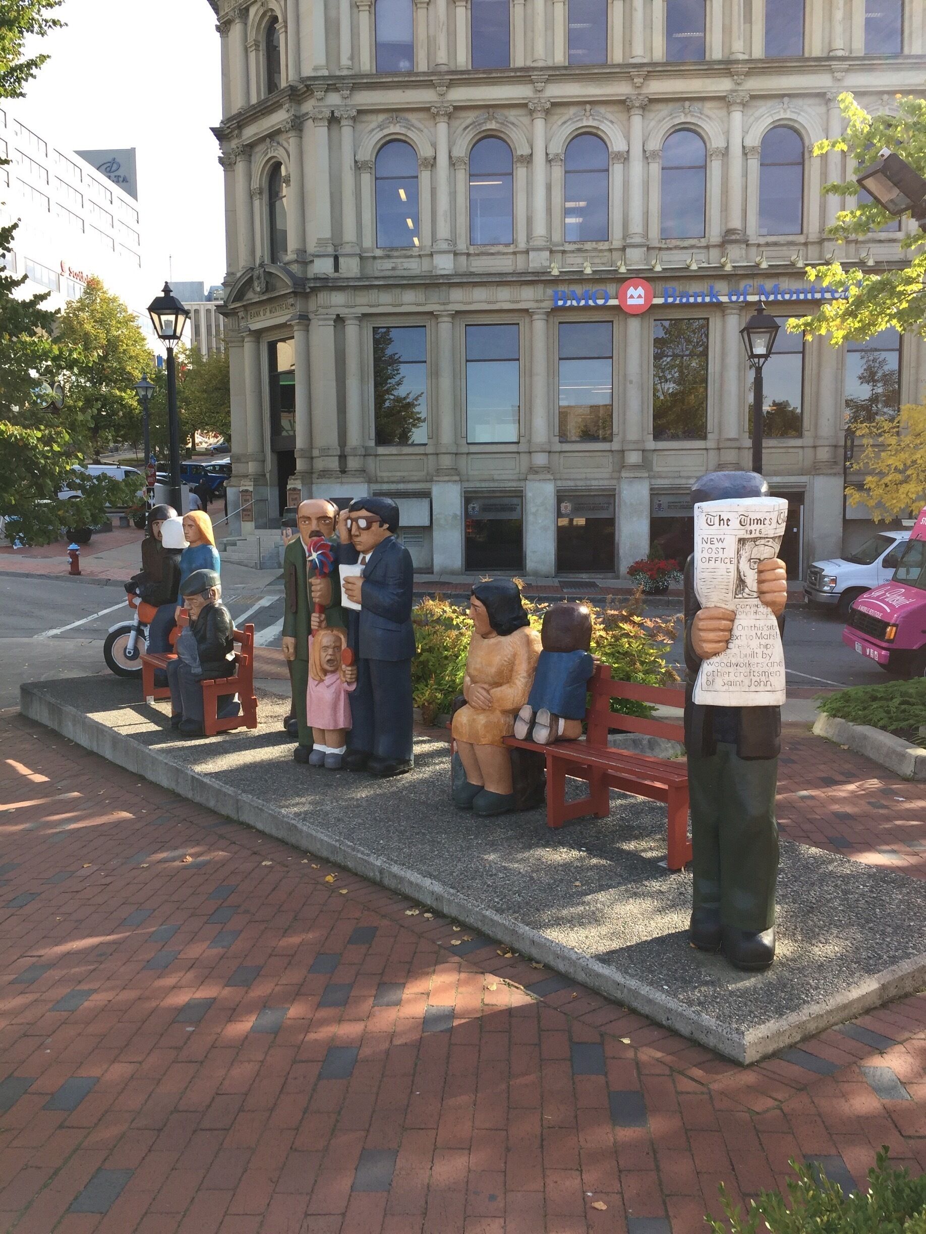 On a street near the Harbor in St John New Brunswick Canada