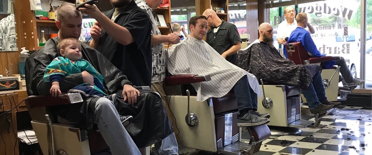 Wedgewood Barber Shop located in Springfield Missouri. Been around for 50+ years.