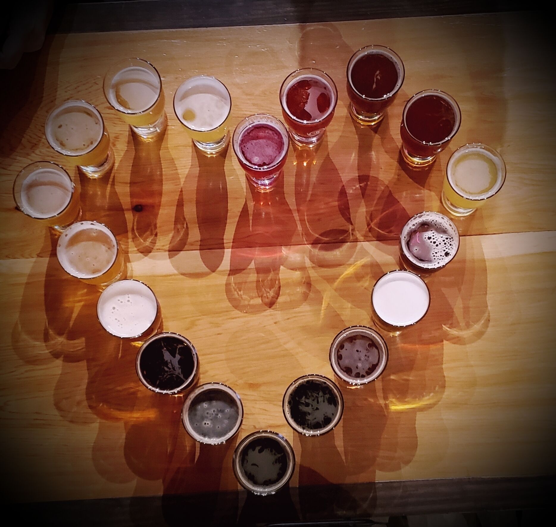 18 beers on tap at a local brewery in Springfield, MO makes my heart happy
#LifeAtExpedia