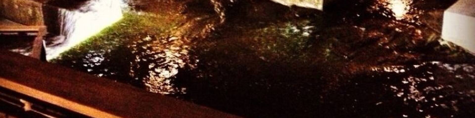 Off to the side of Lock 3, towards Bowery. #Akron