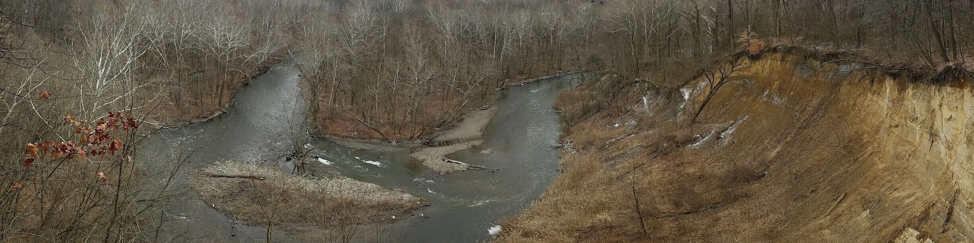 View from the Oxbow Overlook deck.