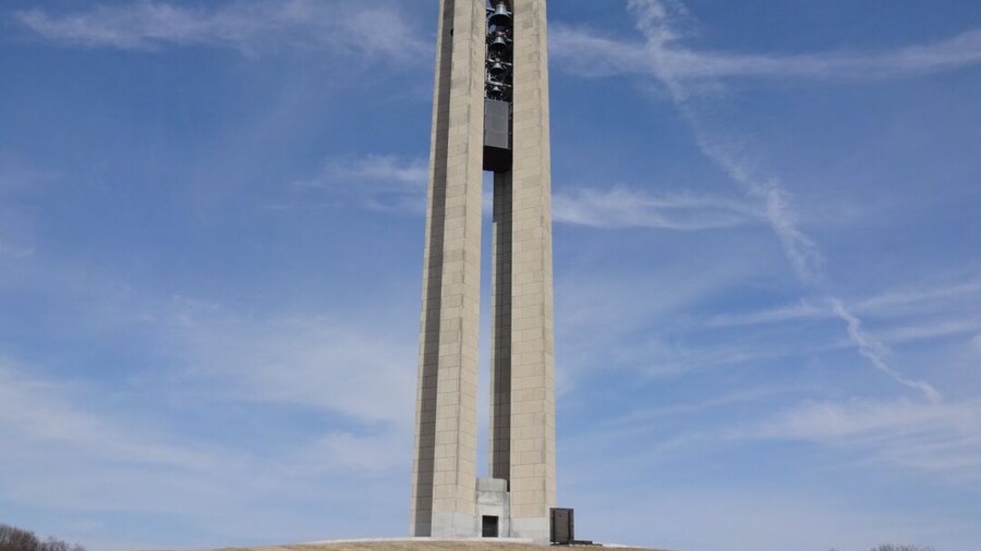 Carillon Historical Park is named for the 151-foot-tall Deeds Carillon.
A carillon is a musical instrument that is typically housed in the belfry of a church or municipal building. The instrument consists of at least 23 cast bronze, cup-shaped bells.
The tower was built in 1942 to commemorate the Deeds family. When the tower was built, each of 23 bells was inscribed with the name of a family member, with the âsilentâ bells bearing the names of deceased family members and ringing bells cast with the names of family members then living.
Today, with 57 bells, the carillon is Ohioâs largest. I'm not sure how much competition there is in that category.
The National Park Service listed the Deeds Carillon on the National Register of Historic Places in 2005.
The carillon is the heaviest musical instrument.
