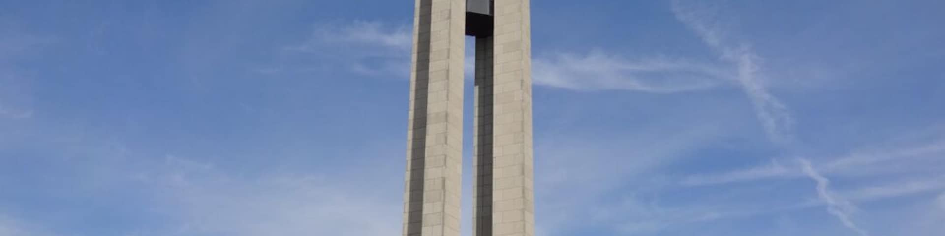 Carillon Historical Park is named for the 151-foot-tall Deeds Carillon.
A carillon is a musical instrument that is typically housed in the belfry of a church or municipal building. The instrument consists of at least 23 cast bronze, cup-shaped bells.
The tower was built in 1942 to commemorate the Deeds family. When the tower was built, each of 23 bells was inscribed with the name of a family member, with the “silent” bells bearing the names of deceased family members and ringing bells cast with the names of family members then living.
Today, with 57 bells, the carillon is Ohio’s largest. I'm not sure how much competition there is in that category.
The National Park Service listed the Deeds Carillon on the National Register of Historic Places in 2005.
The carillon is the heaviest musical instrument.