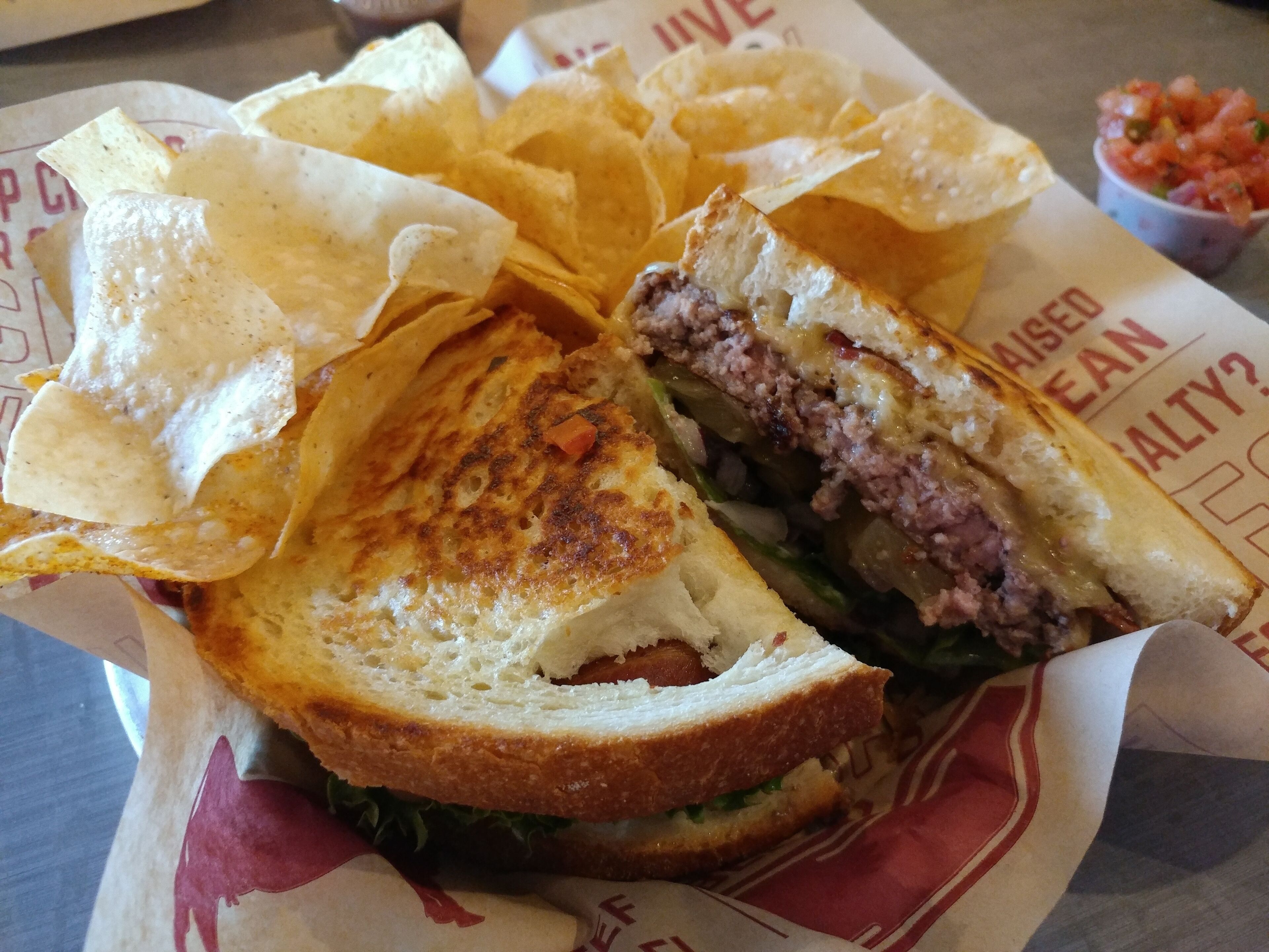 2018 burger no.19

Build your own burger on sourdough with bacon, smoked gouda, green olives, red onions, pineapple and mayo.