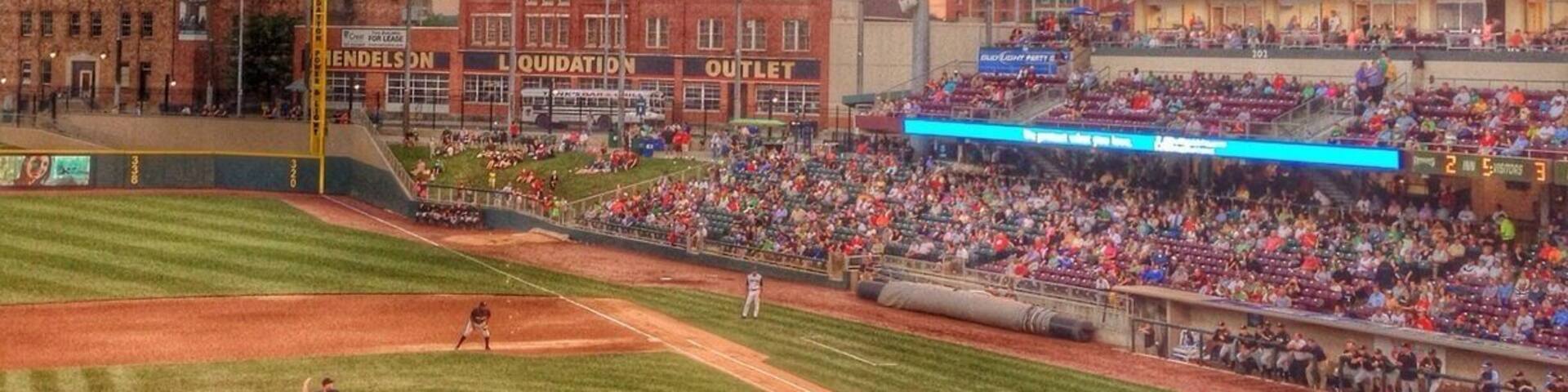 The Dayton Dragons are a farm team for the Cincinnati Reds. It's minor leagues, so it's way cheaper and just as much fun.