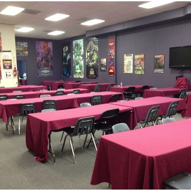 Gaming room. I'm sure you'd find MANY teenage boys here during school hours.