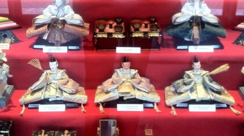 Japanese Dolls display. I thought this was kinda pretty