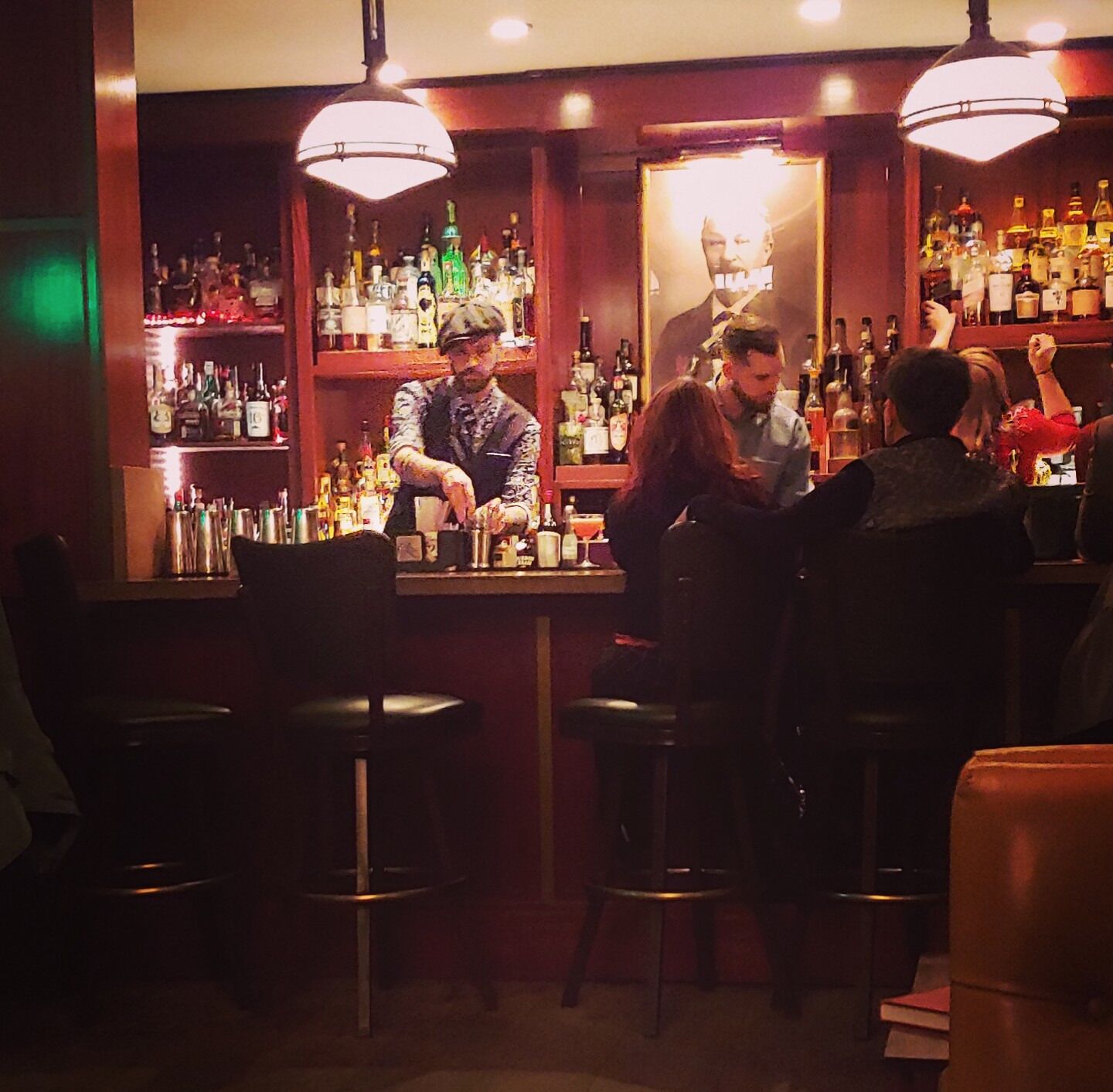 Great speakeasy... look for the red light in the alley