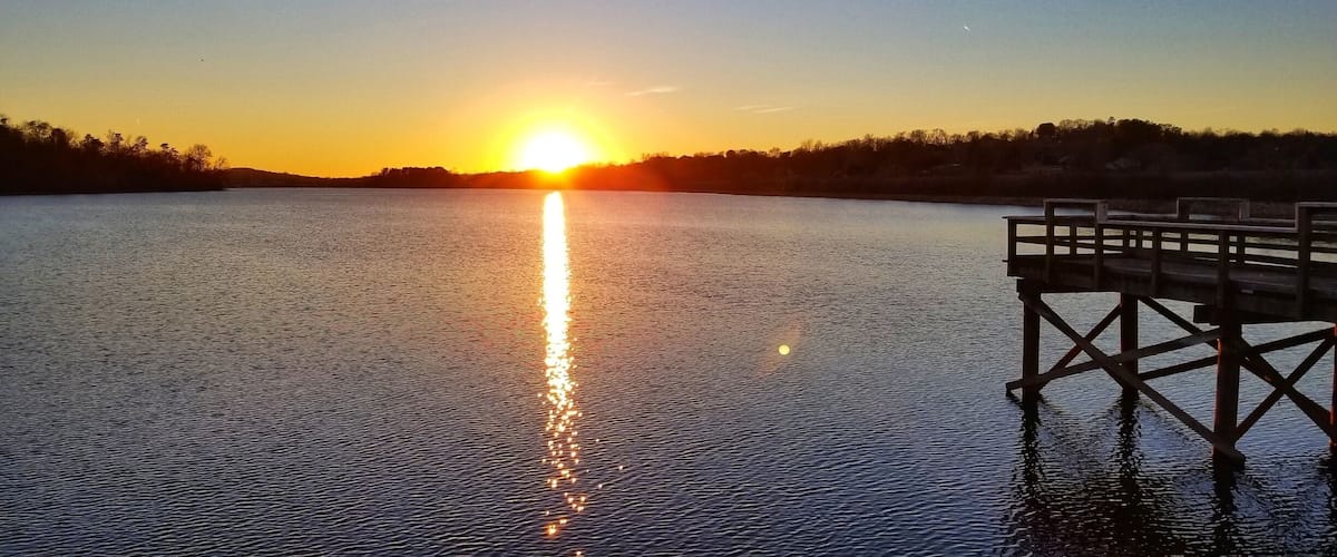 Beautiful sunset in Knoxville, TN