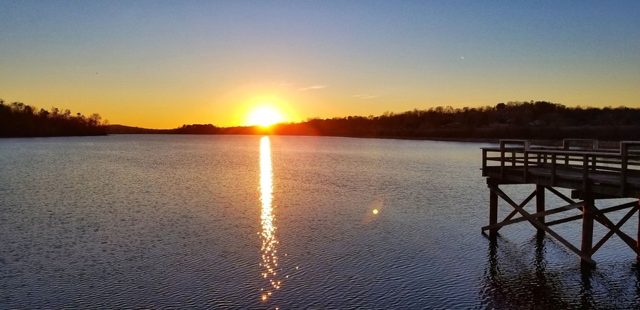 Beautiful sunset in Knoxville, TN