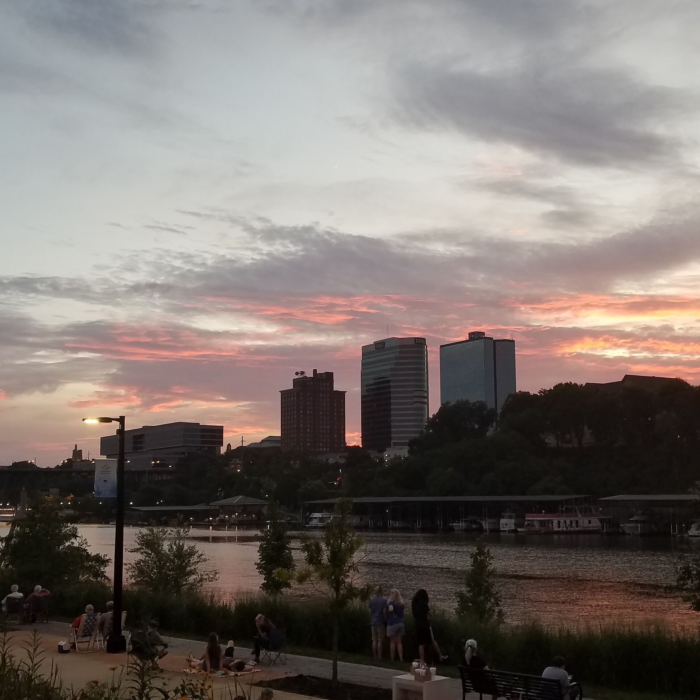 Waiting for fireworks.