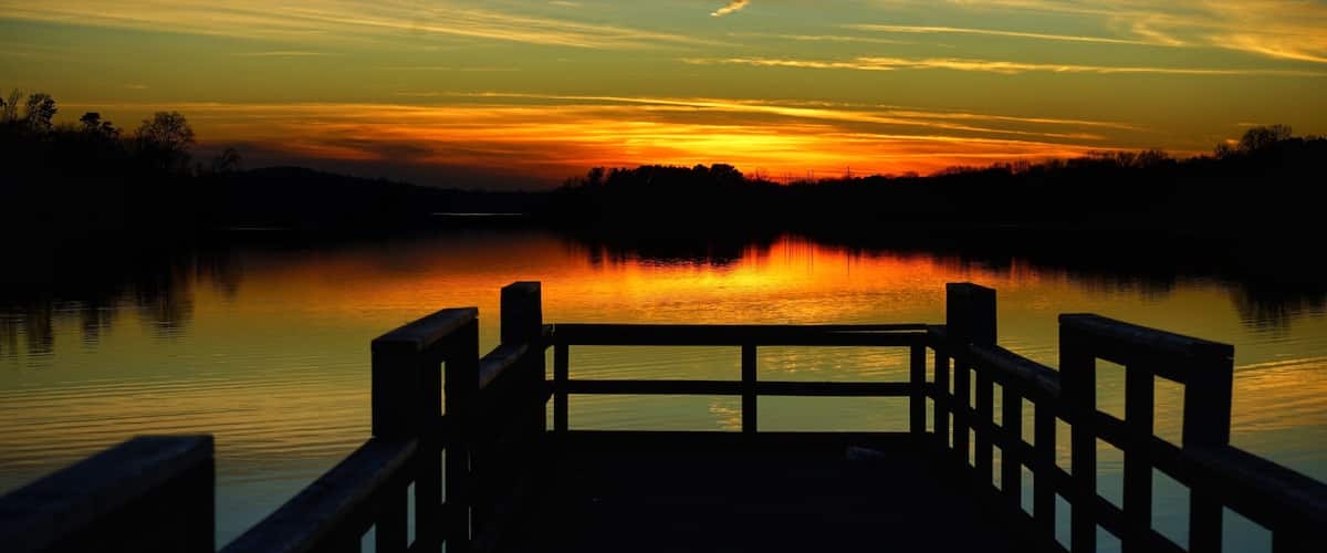 Concord Pier  #sunset #sky #colors #easttennessee #perspectives