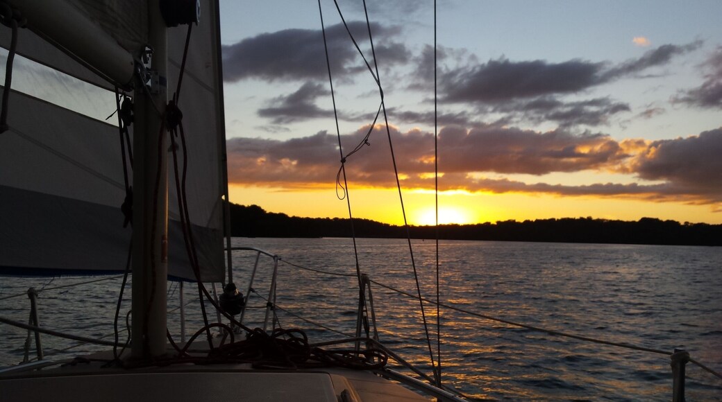 Sunset sailing on Ft. Loudon Lake