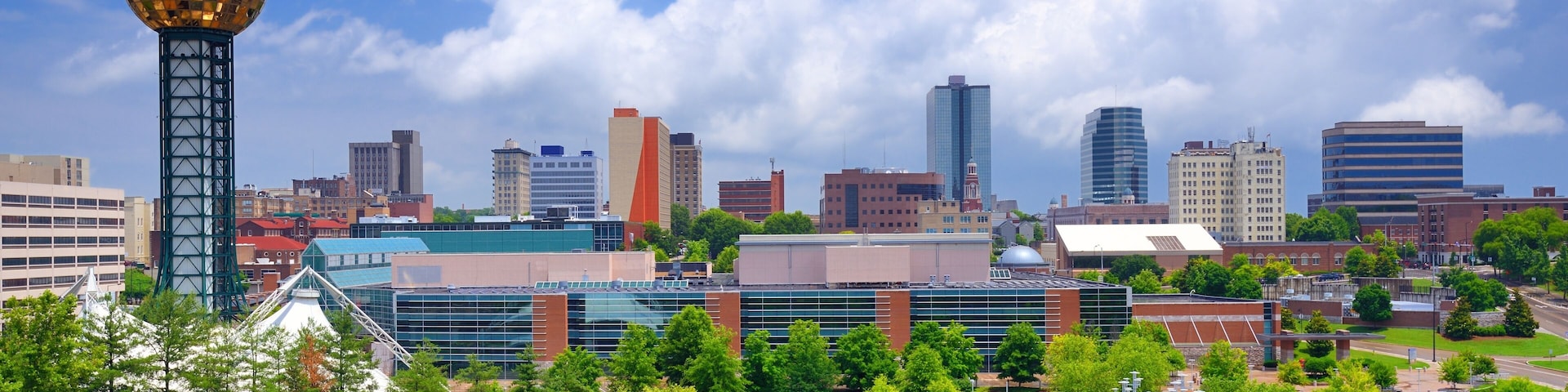 Skyline of downtown Knoxville, Tennessee, USA