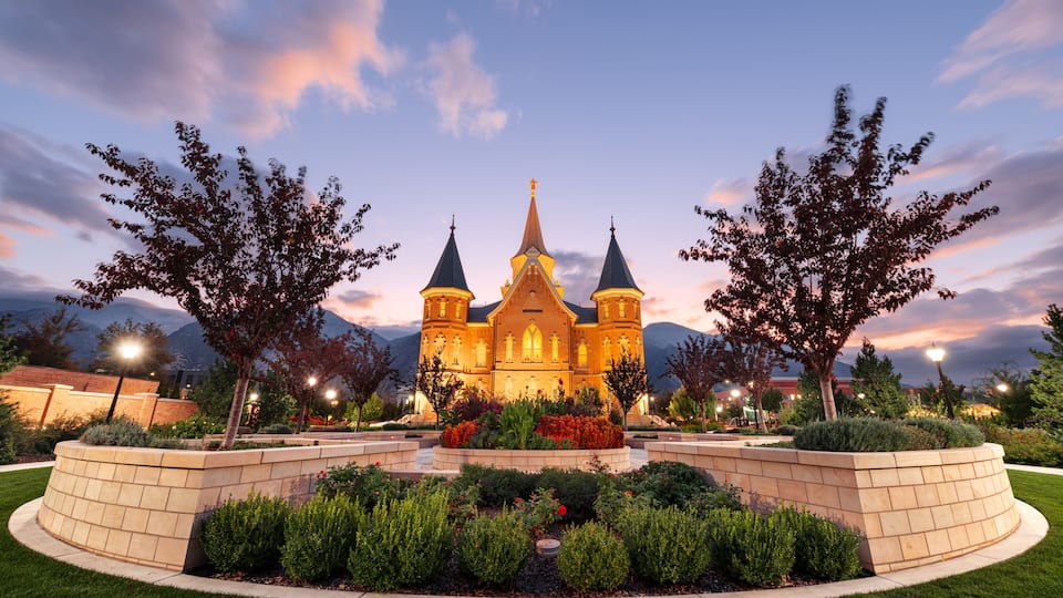 Provo, Utah, USA at Provo City Center Temple