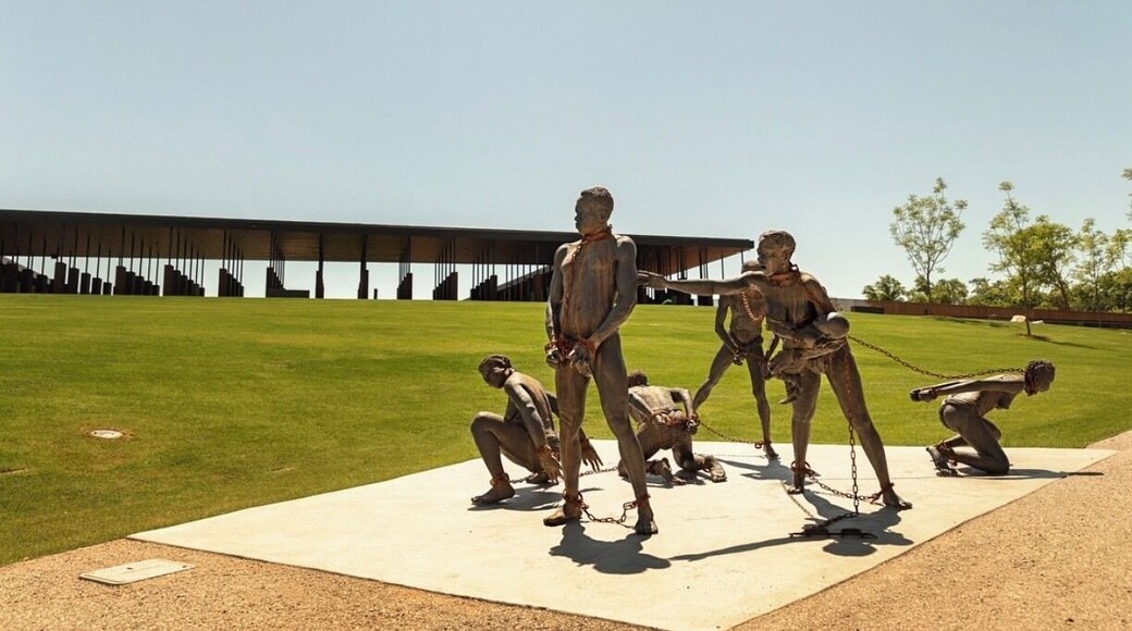The lenching memorial as what it is called in Montgomery. This was a very thought provoking site. Each column represents a county in the US where a lynching occurred. A great job to all that provided items to this museum.