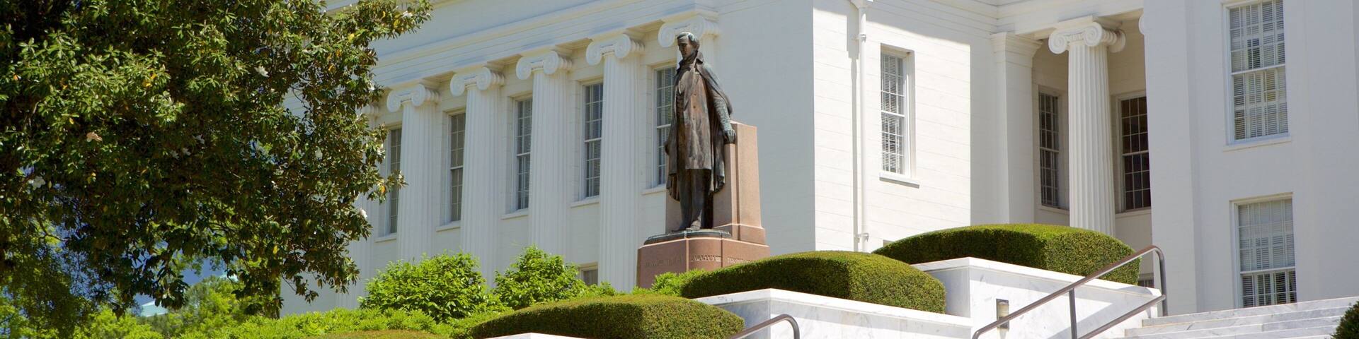 Montgomery featuring a statue or sculpture and heritage architecture