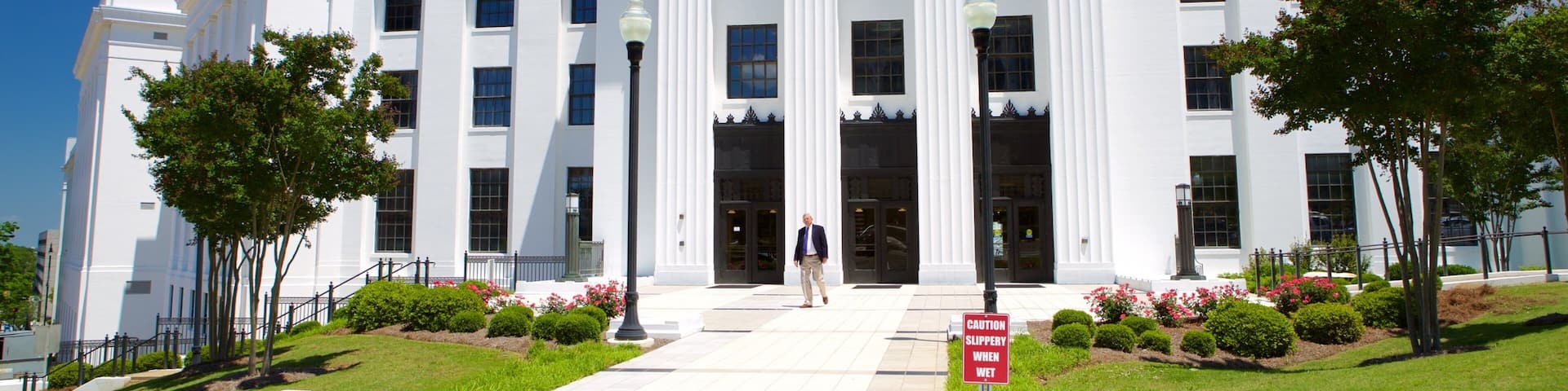 Montgomery featuring heritage architecture and an administrative buidling