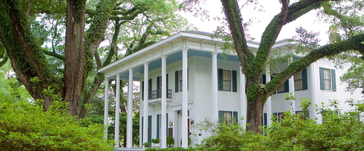 Mobile montrant maison, patrimoine architectural et parc