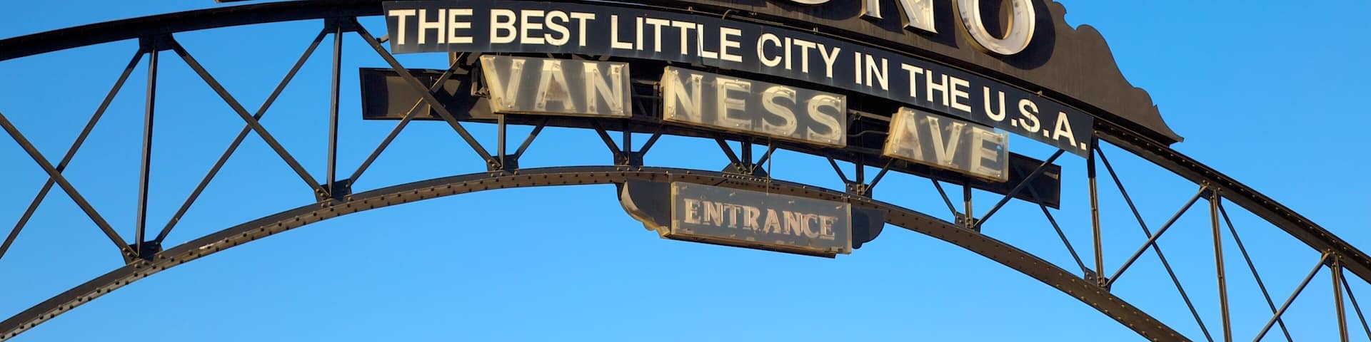 Fresno which includes signage