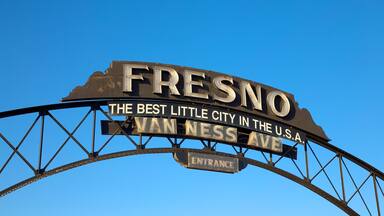 Fresno featuring signage