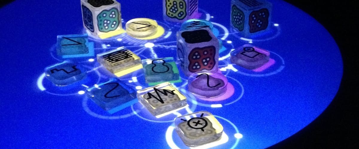 The Fort Collins Discovery Museum is an amazing museum to visit and see even if you don't have children.  One of the hands on exhibits is The Reactable. It creates beats on the interactive tabletop with toy block-like objects that create different sounds. As you add in more blocks and change their position the sound changes. #LoveMyTown