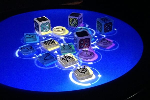 The Fort Collins Discovery Museum is an amazing museum to visit and see even if you don't have children. One of the hands on exhibits is The Reactable. It creates beats on the interactive tabletop with toy block-like objects that create different sounds. As you add in more blocks and change their position the sound changes. #LoveMyTown