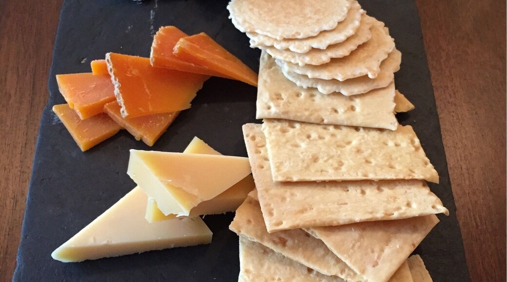 Try some local cheeses at The Welsh Rabbit Bistro. #LoveMyTown