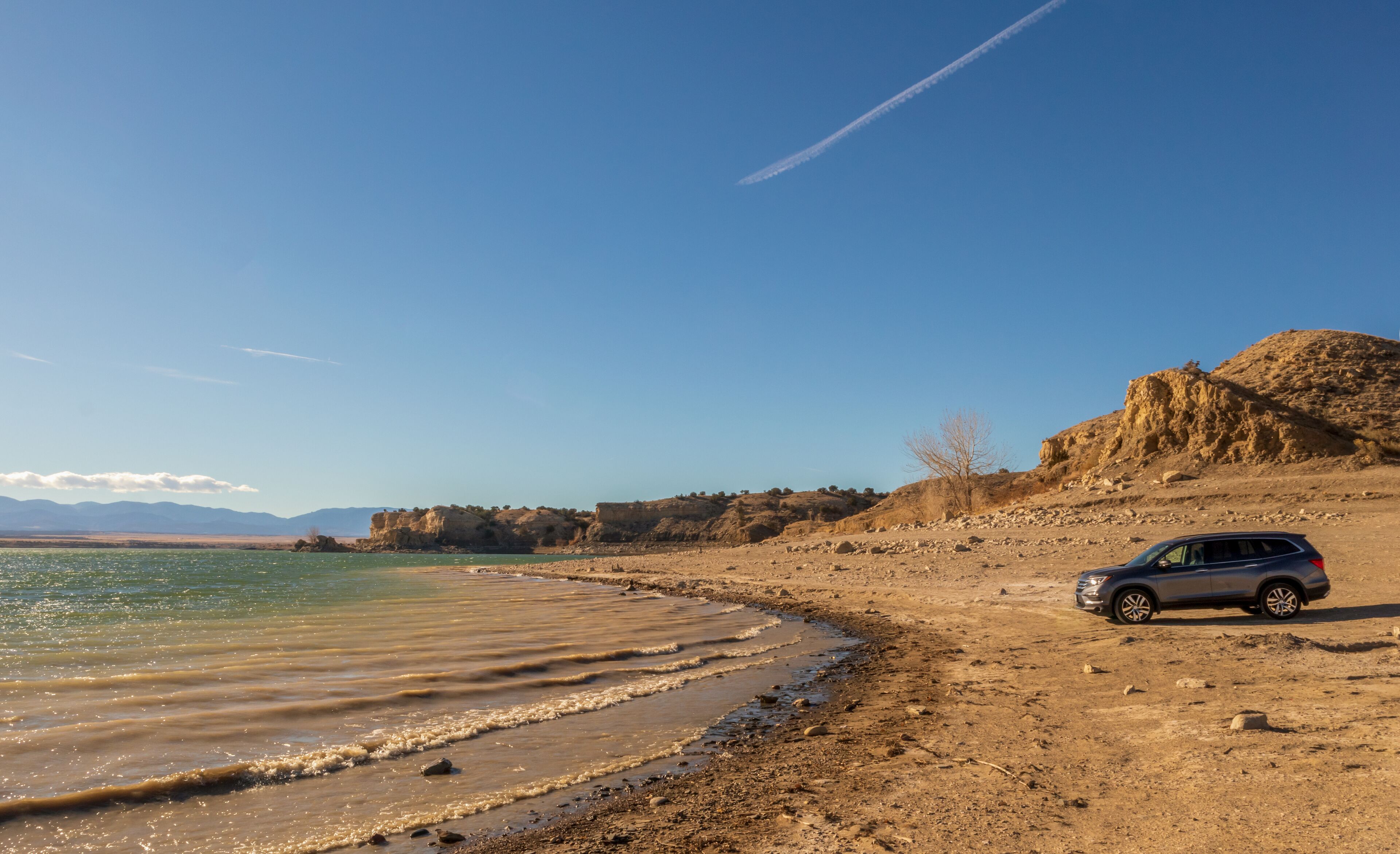 Scenic landscape of Lake Pueblo State Park in Southern Colorado