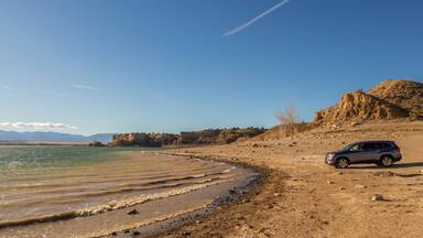 Scenic landscape of Lake Pueblo State Park in Southern Colorado