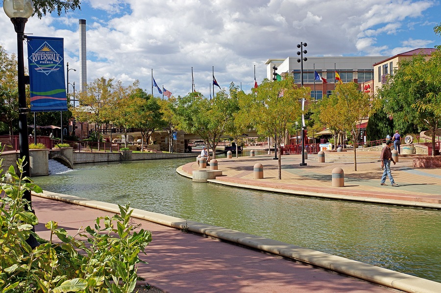 Based on a concept similar to the San Antonio Riverwalkin Texas. While they have a good start the recession slowed the development. It will probably take years to regain lost ground. Still worthy of a stop and enjoy if you are passing through.