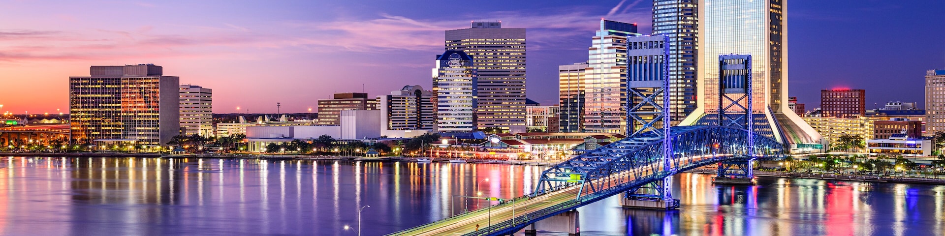 Jacksonville, Florida, USA downtown city skyline.