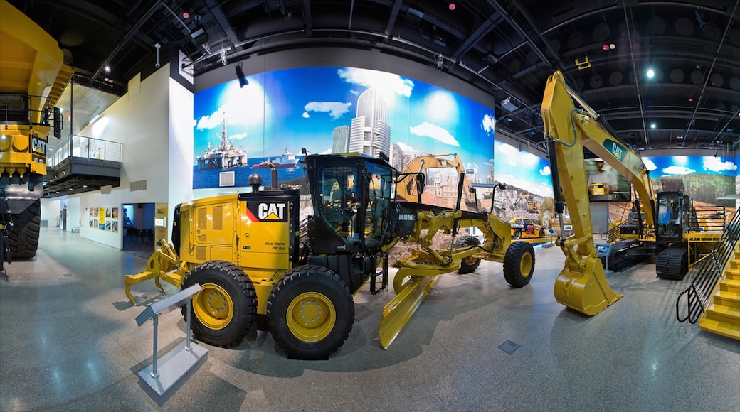 Peoria showing industrial elements and interior views