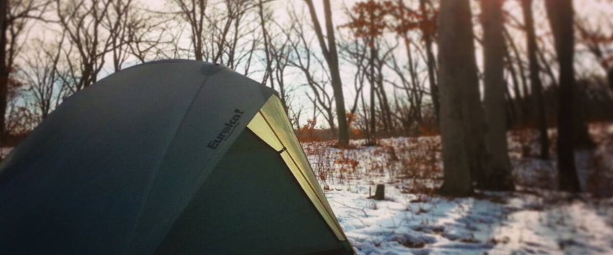 Classic old school scout camp offers year round camping in rustic cabins, Adirondack lean-to's, or tent camping.  The trailhead for the  8+ mile long Illinois Riverbluff Trail is within the park- plan accordingly for a beautiful hike.
http://www.peoriaparks.org/camp-wokanda/