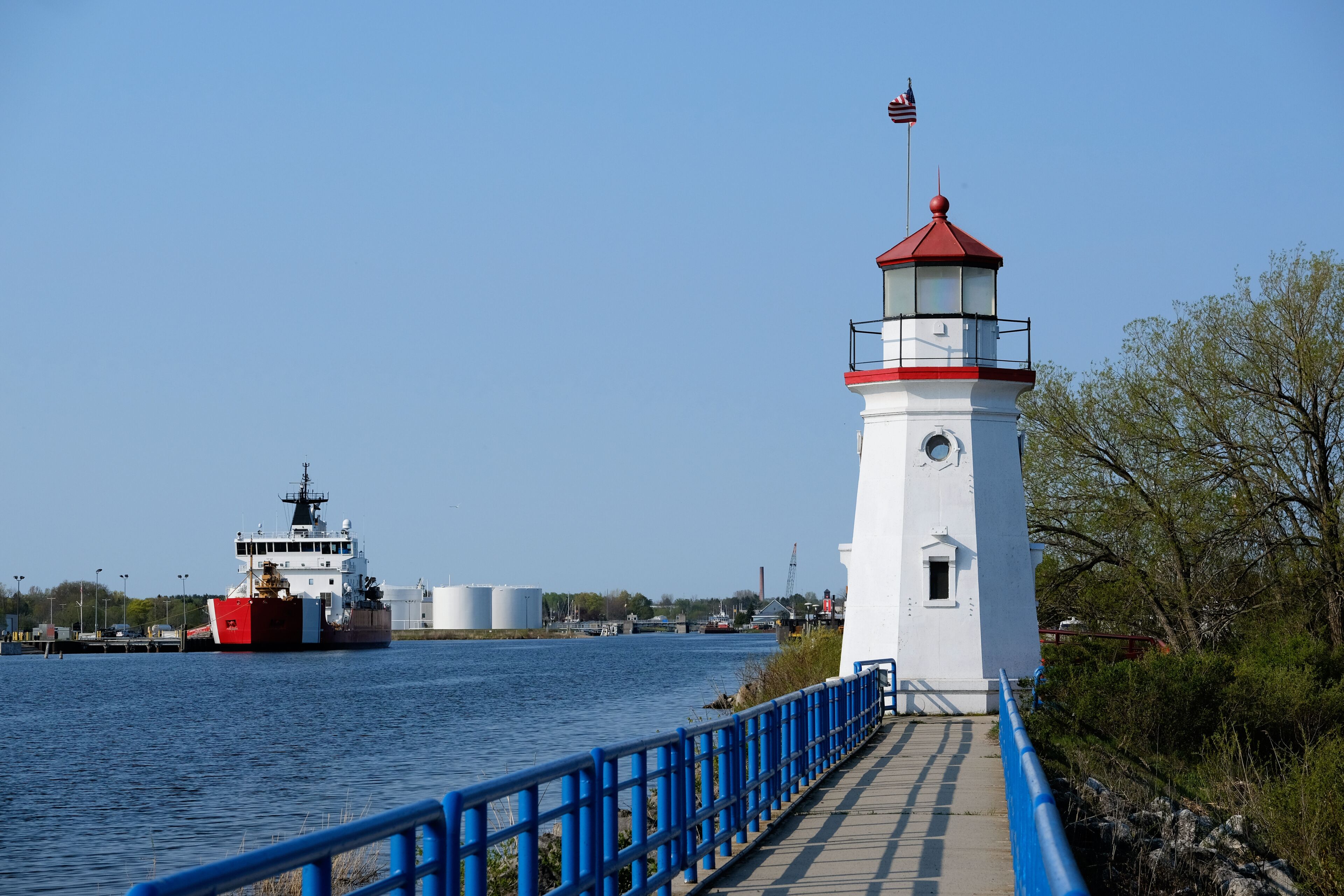 Cheboygan Crib Light, built in 1884