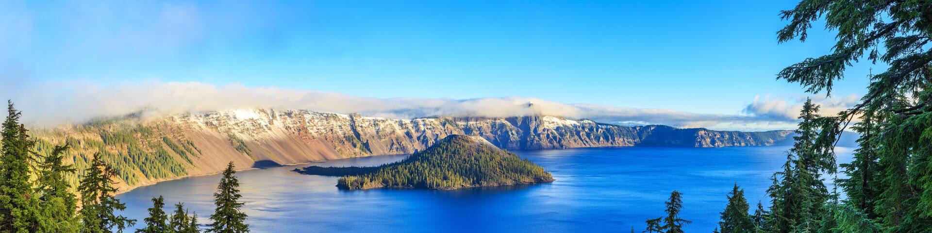 Crater Lake National Park in Oregon, USA