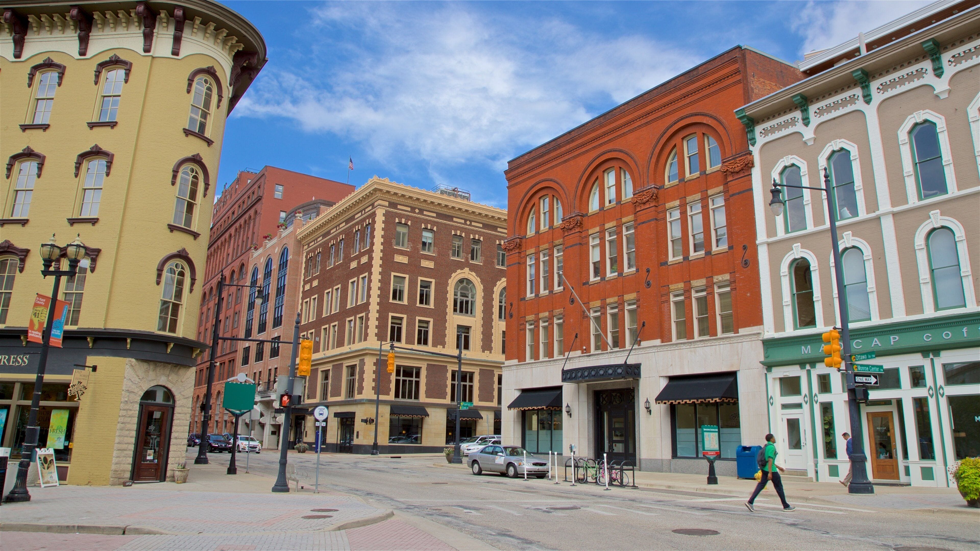 Grand Rapids que incluye una ciudad