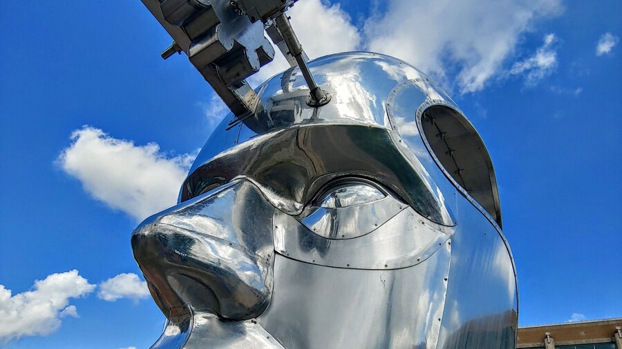 "Portrait of a Dreamer," a sculpture by Ivan Iler.