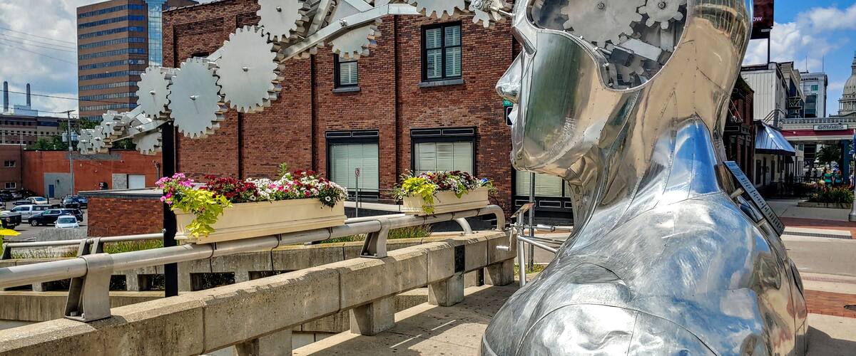 "Portrait of a Dreamer," a sculpture by Ivan Iler.