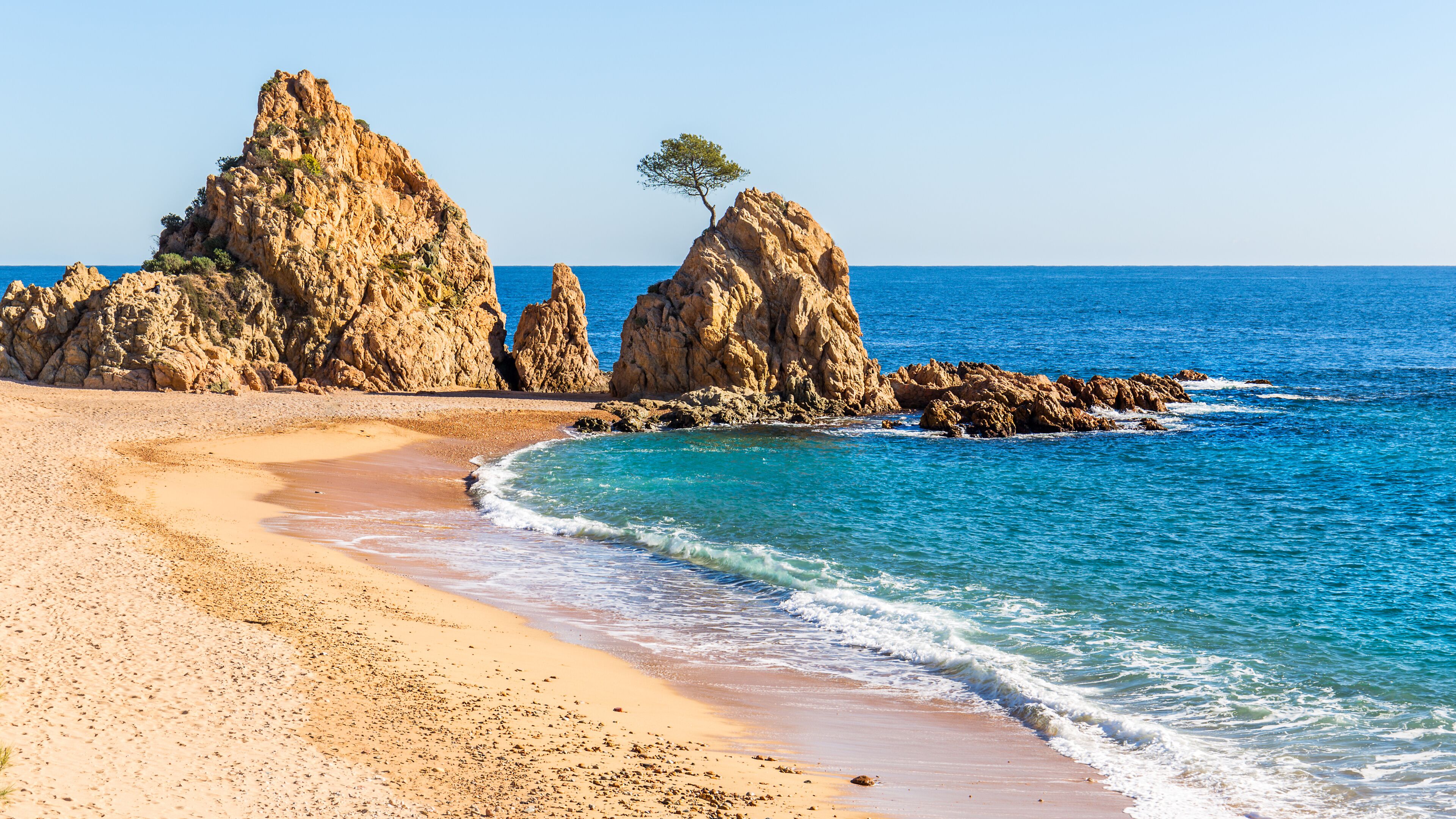 Mar Menuda Beach in Tossa de Mar, Costa Brava, Catalonia