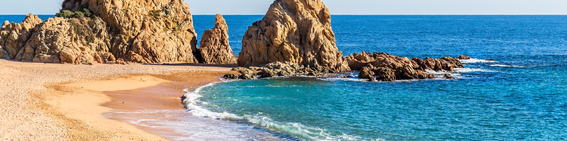 Mar Menuda Beach in Tossa de Mar, Costa Brava, Catalonia